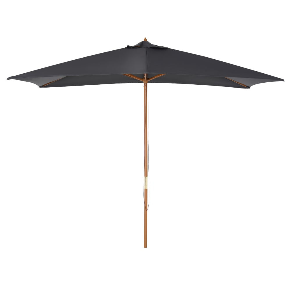 Parasol droit rectangulaire anthracite