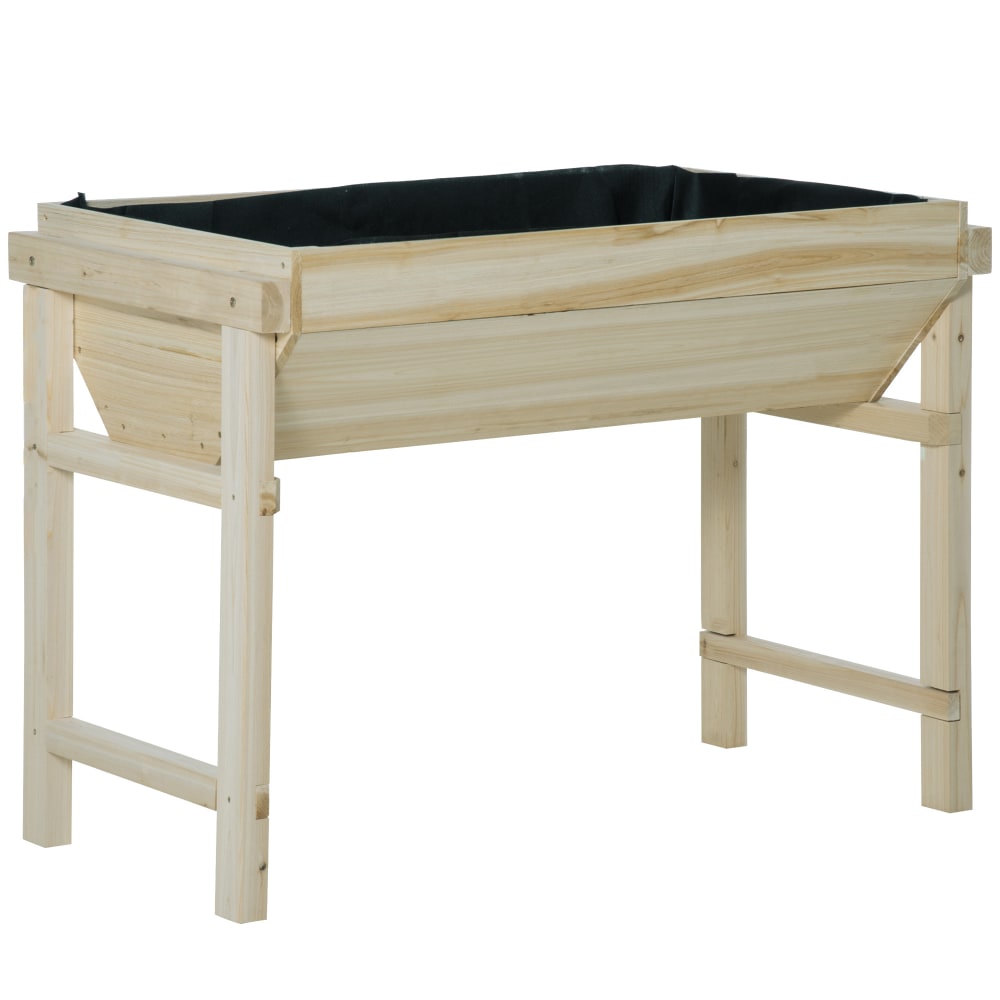 Jardinière sur pieds potager bois sapin