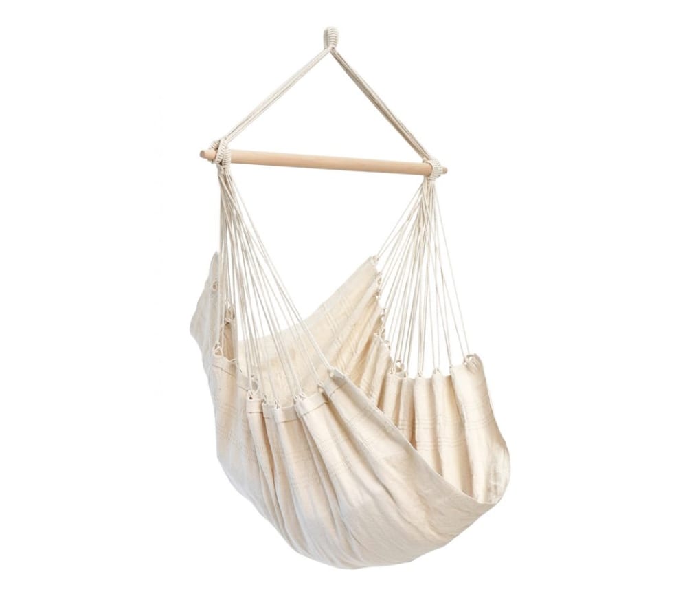 Hamac chaise large en coton natura