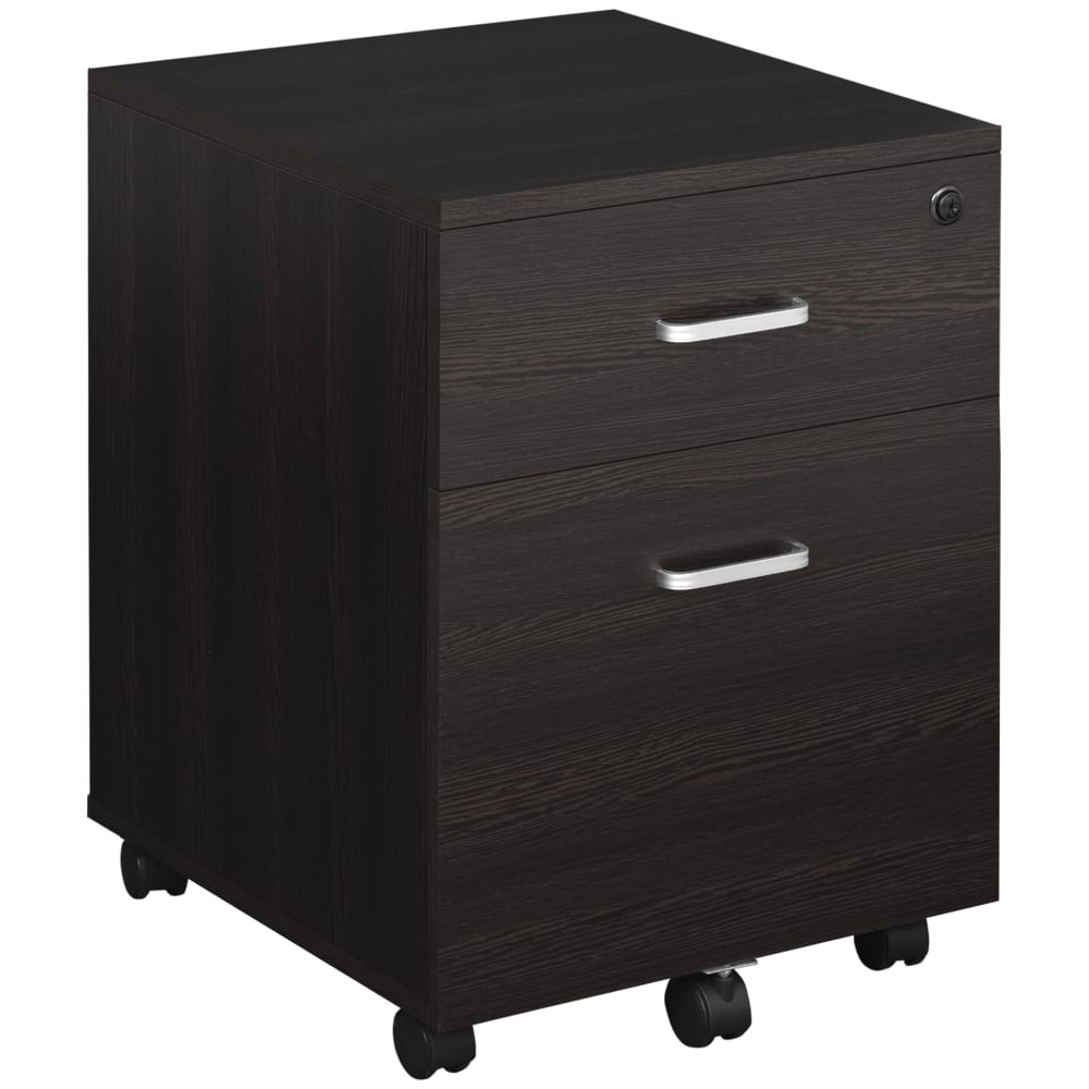 Armario de archivador móvil 40x45x55.6 cm negro