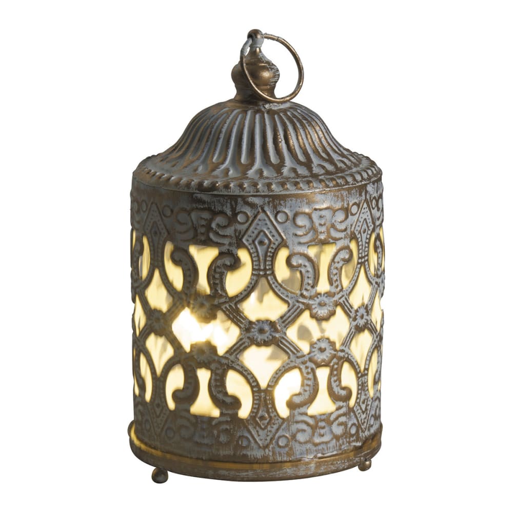 Photophore lumineux en métal - ø 8 x 12,5 cm - Maisons du Monde