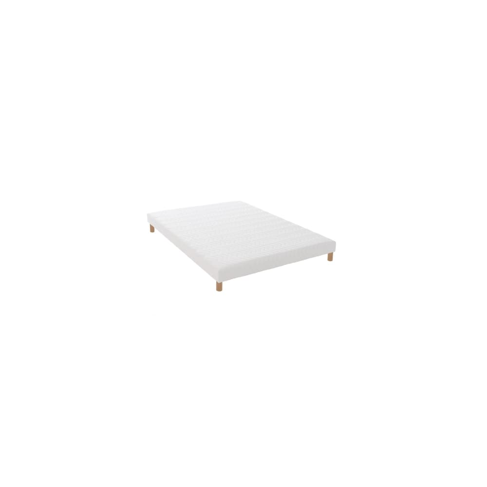 Sommier tapissier a lattes blanc 160x200 - Maisons du Monde