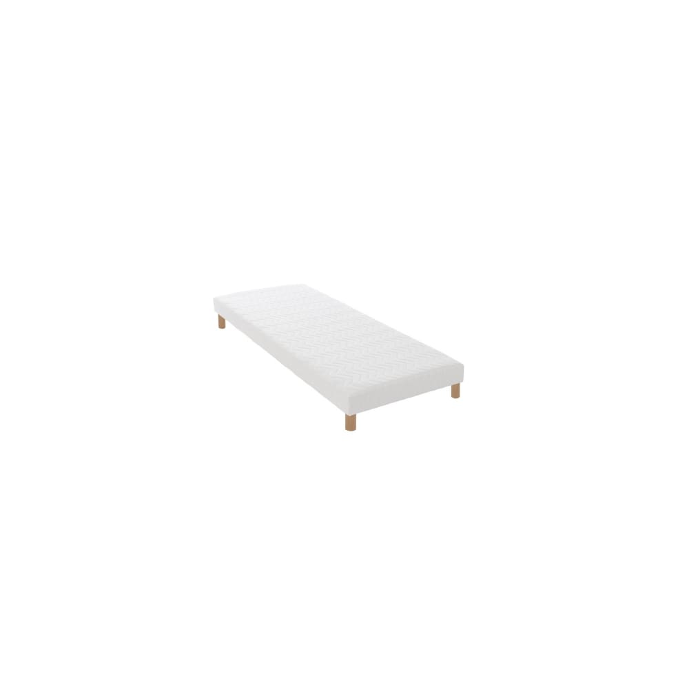 Sommier tapissier a lattes blanc 90x190 - Maisons du Monde