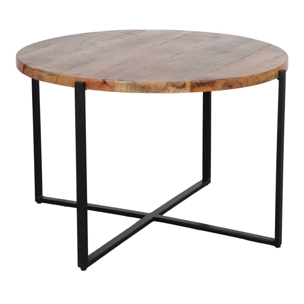 Mesa auxiliar belladona - naturale - 48x75x75 - Maisons du Monde