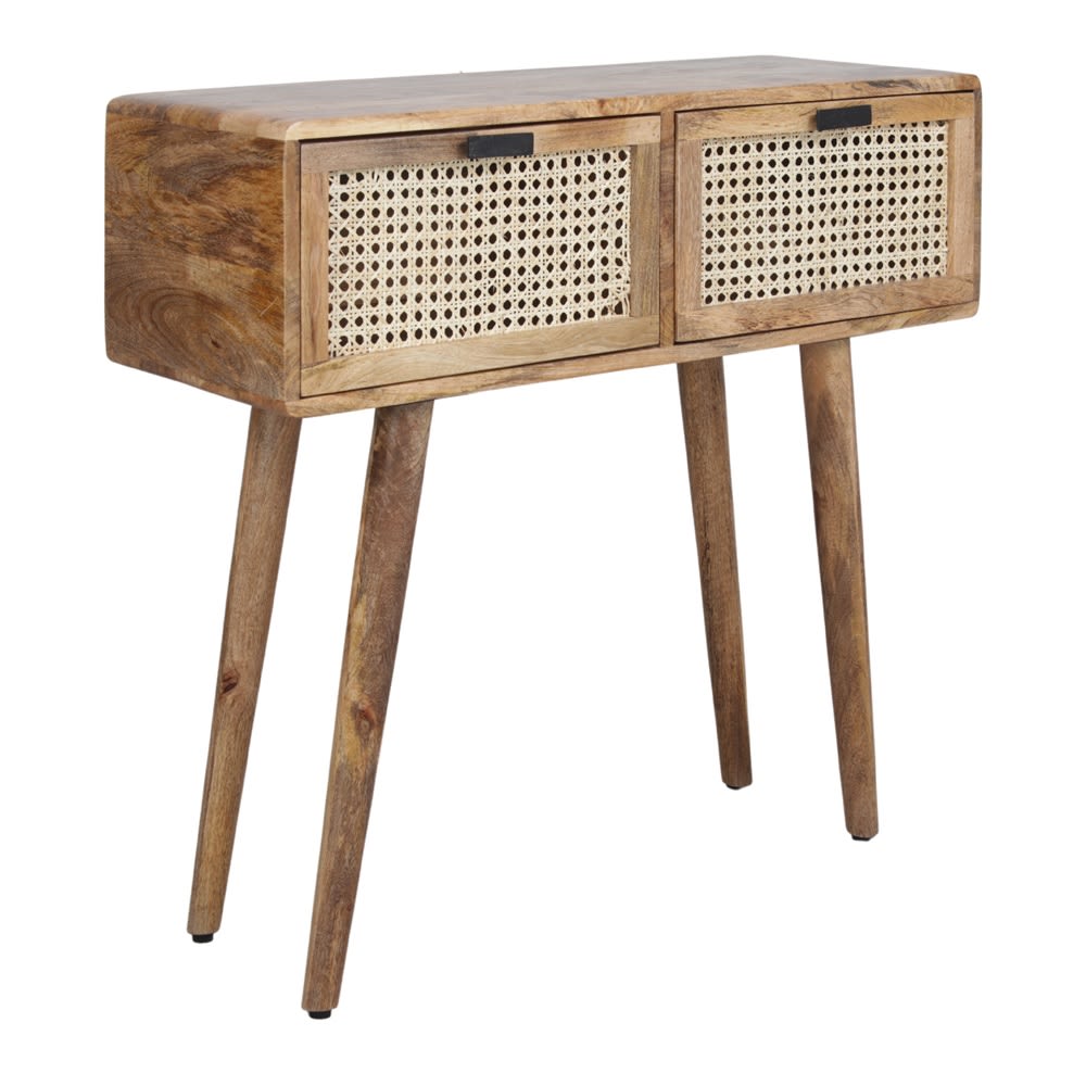 Consola de madera surbeanie - naturale - 78x82x30 - Maisons du Monde