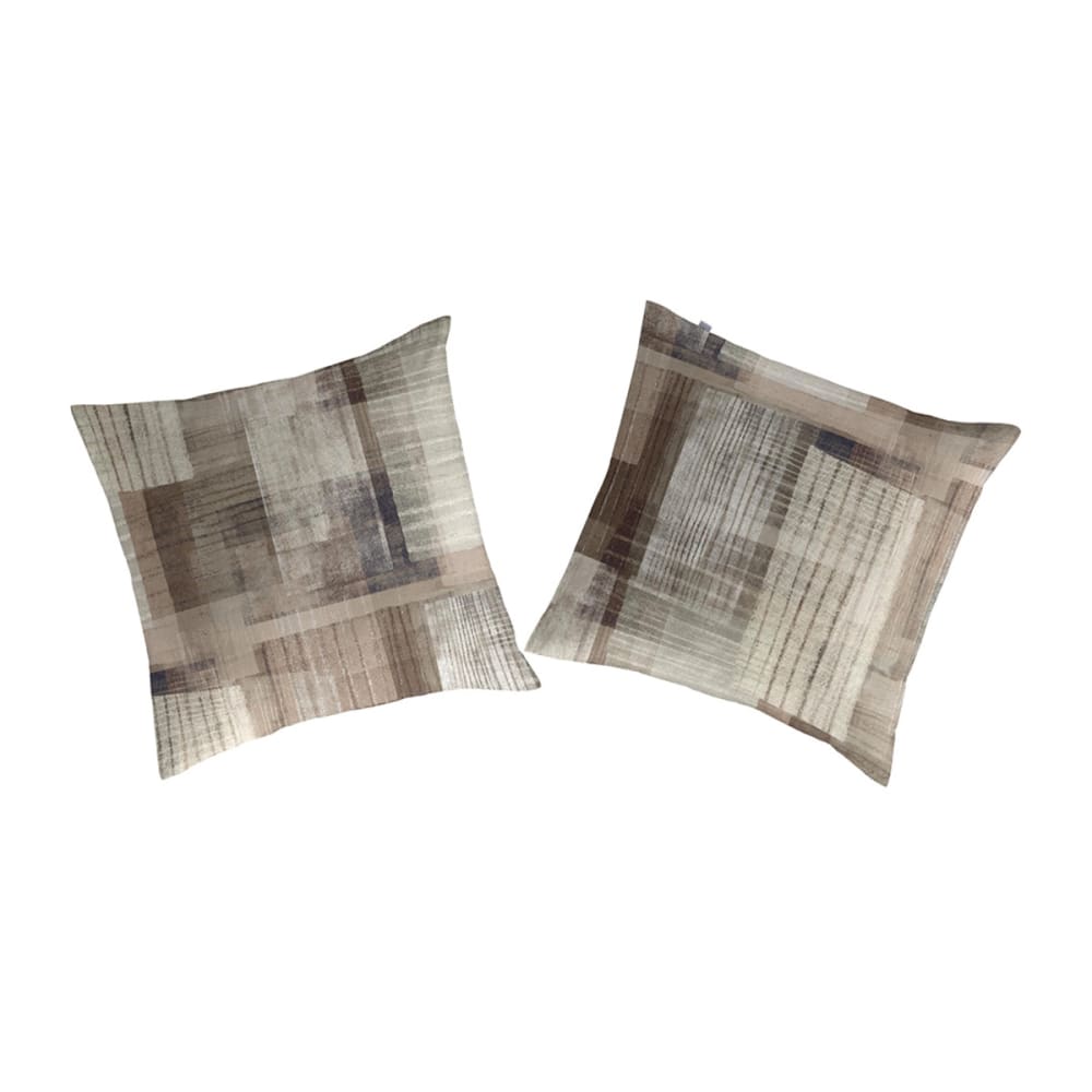 Guy Laroche 2er Set Baumwollkissenbezüge; 65x65 cm; braun style modern Öko-Tex Zertifikat - Baumwolle