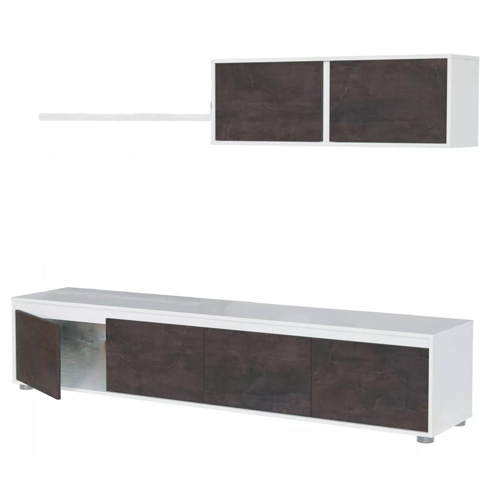 Meuble TV effet bois - oxyde