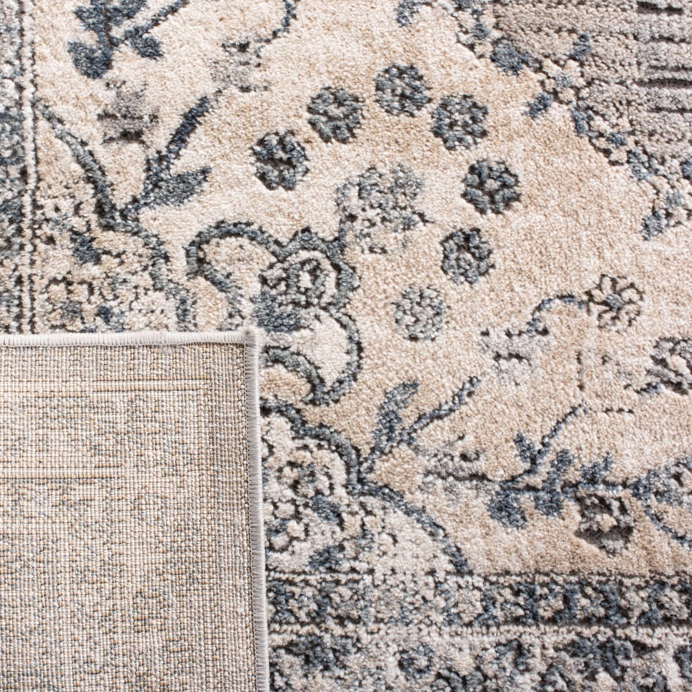 Tapis traditionnel en polypropylène beige/gris, 122 x 183 cm — vue 4
