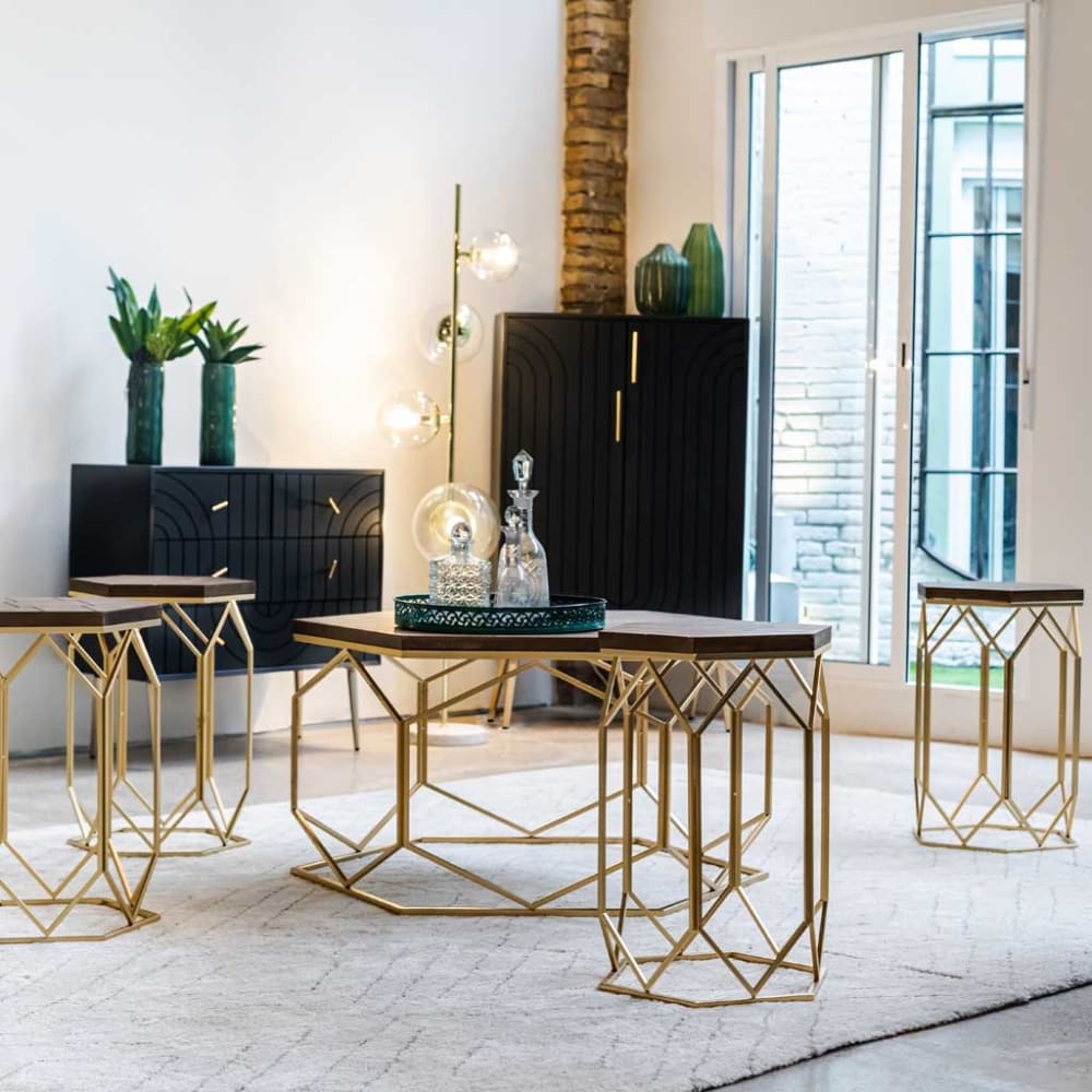 Commode en métal gris foncé - Maisons du Monde