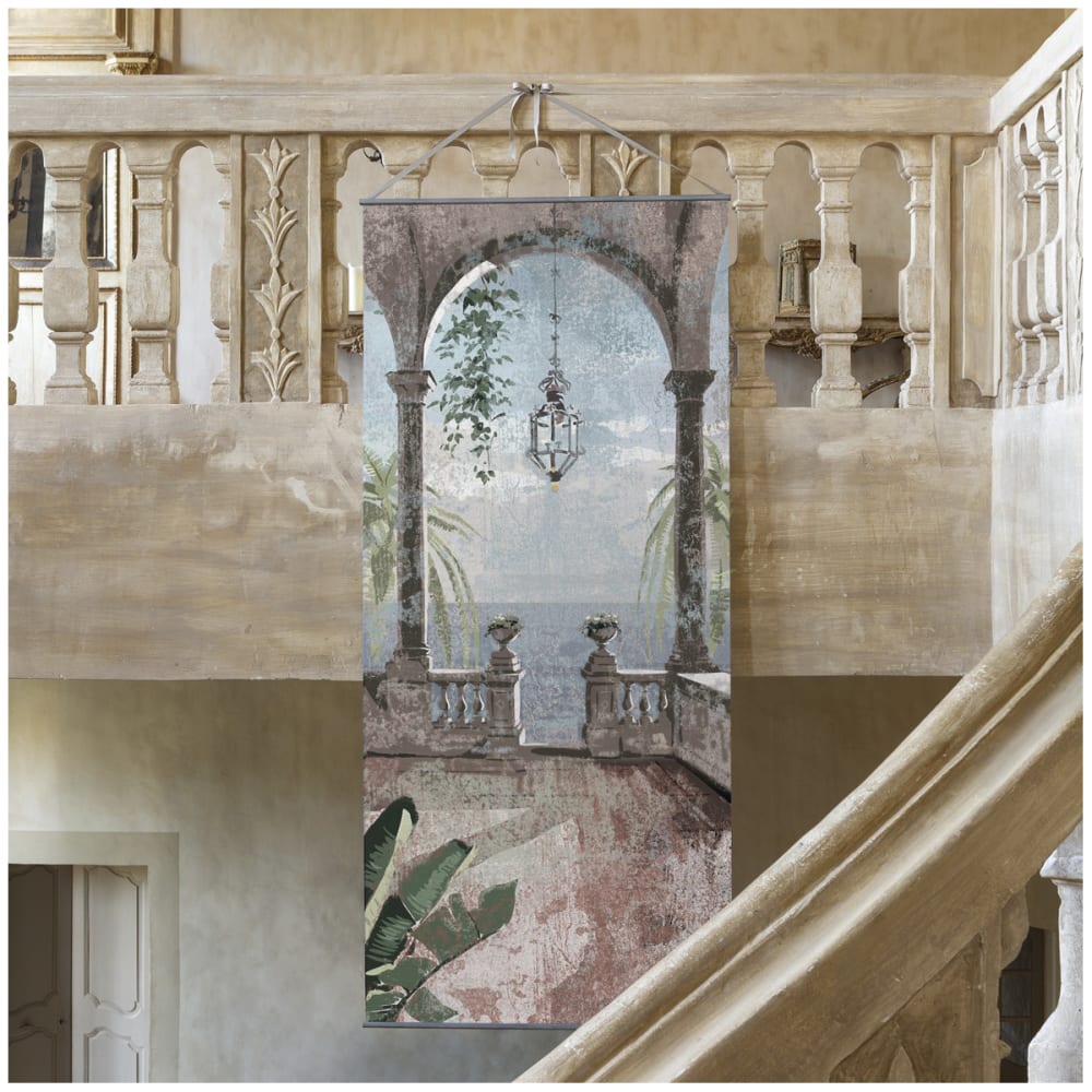 Toile trompe-l'œil Vue sur Mer 90x200cm - Maisons du Monde