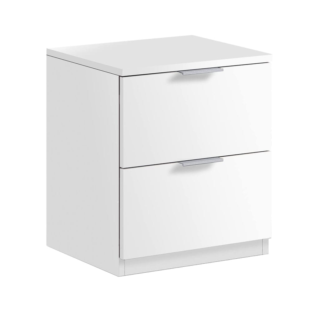 Chevet effet bois blanc 38x34 cm