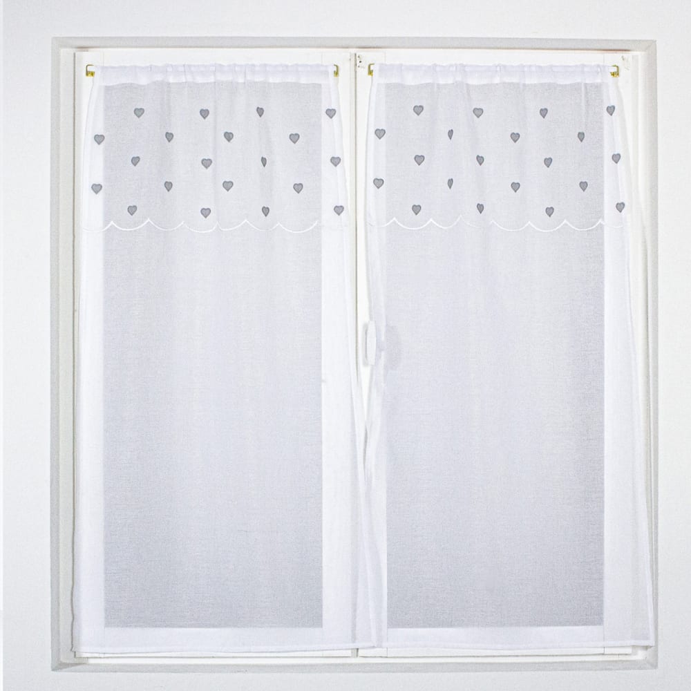 Paire vitrages gris 60x120cm