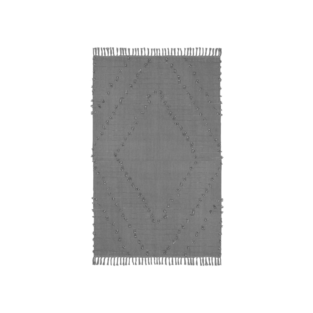 Tapis en coton gris bleuté 120x180cm