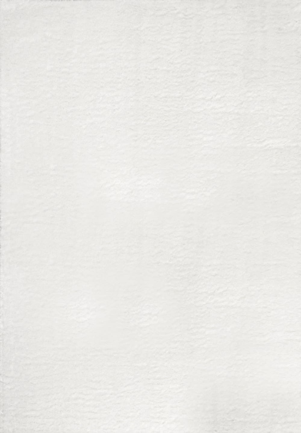Nazar Glänzender Polyester-Teppich einfarbig weißes Muster 120x160 style modern Öko-Tex Zertifikat - Pes - Polyester