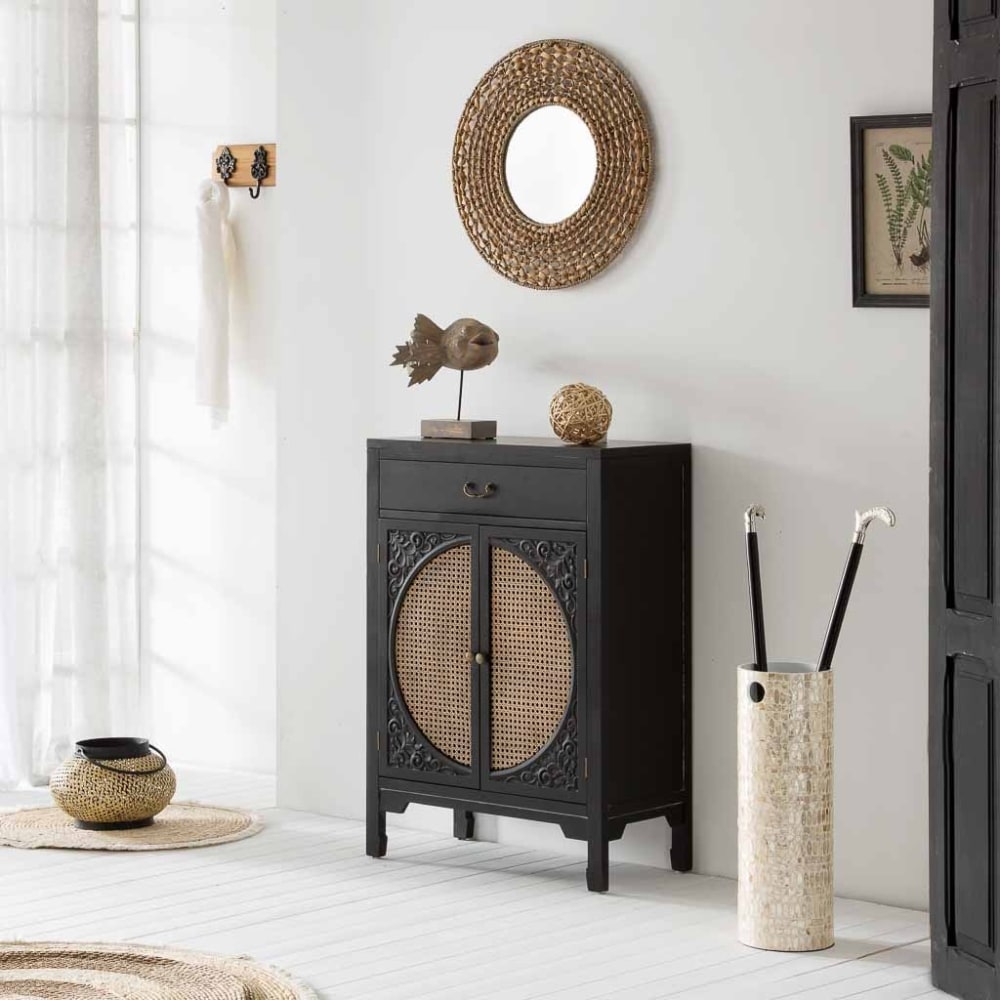 Portavelas de metal dorado 32x32x19h cm - Maisons du Monde