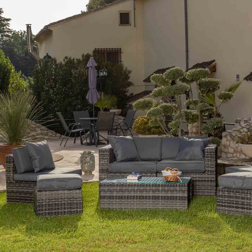 Portavelas de metal dorado 24x24x37h cm - Maisons du Monde