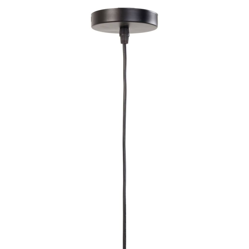 Lámpara de techo de metal negro 17x17x35/105h cm - Maisons du Monde