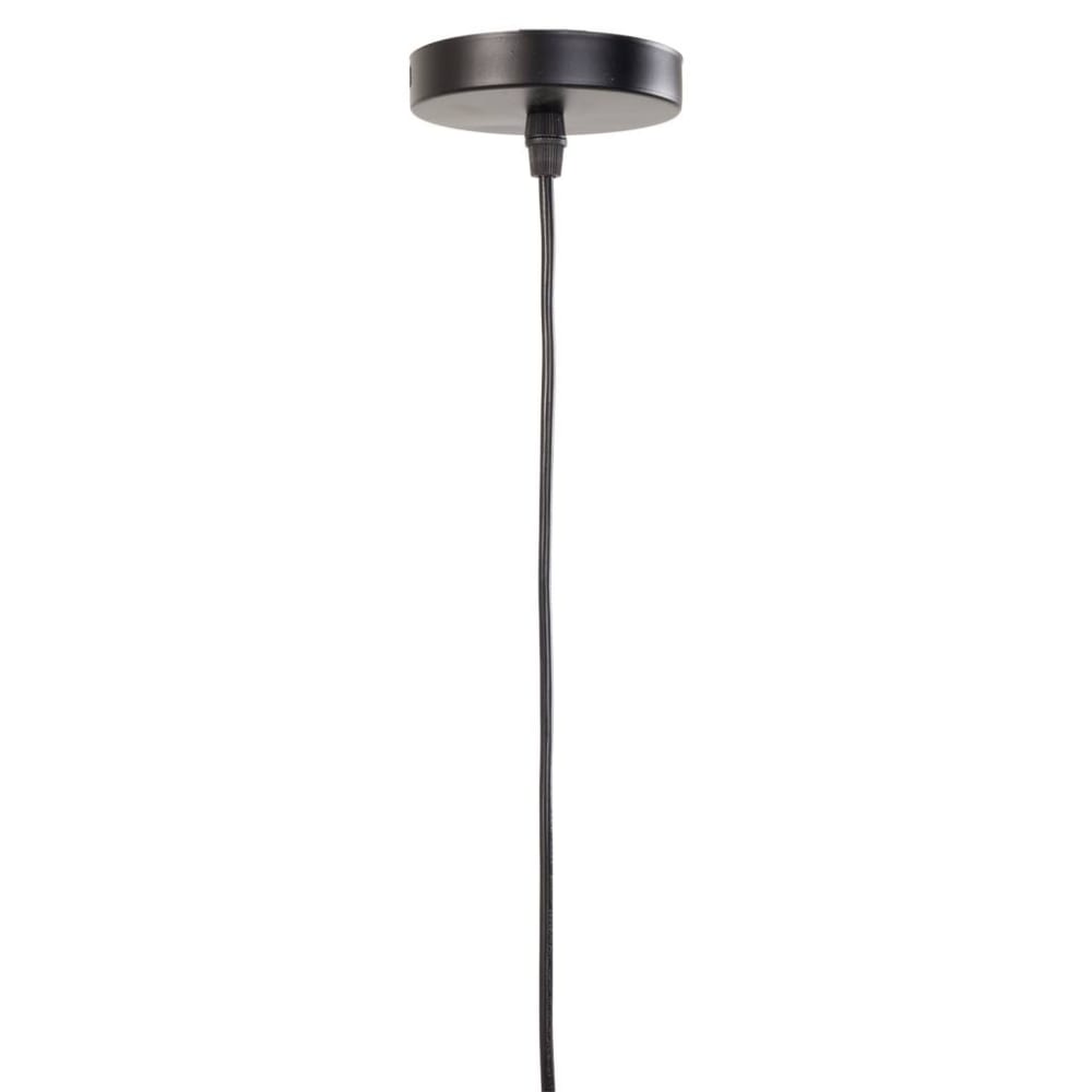 Lámpara de techo de metal negro 11,5x11,5x41/110h cm - Maisons du Monde