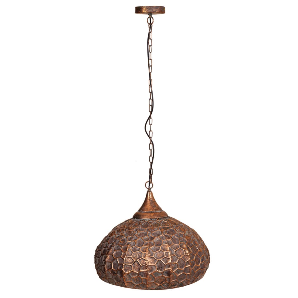 Wanderlust deco Deckenleuchte aus Metall, 49x49x39/100h cm, Goldene style exotic Gold Metall