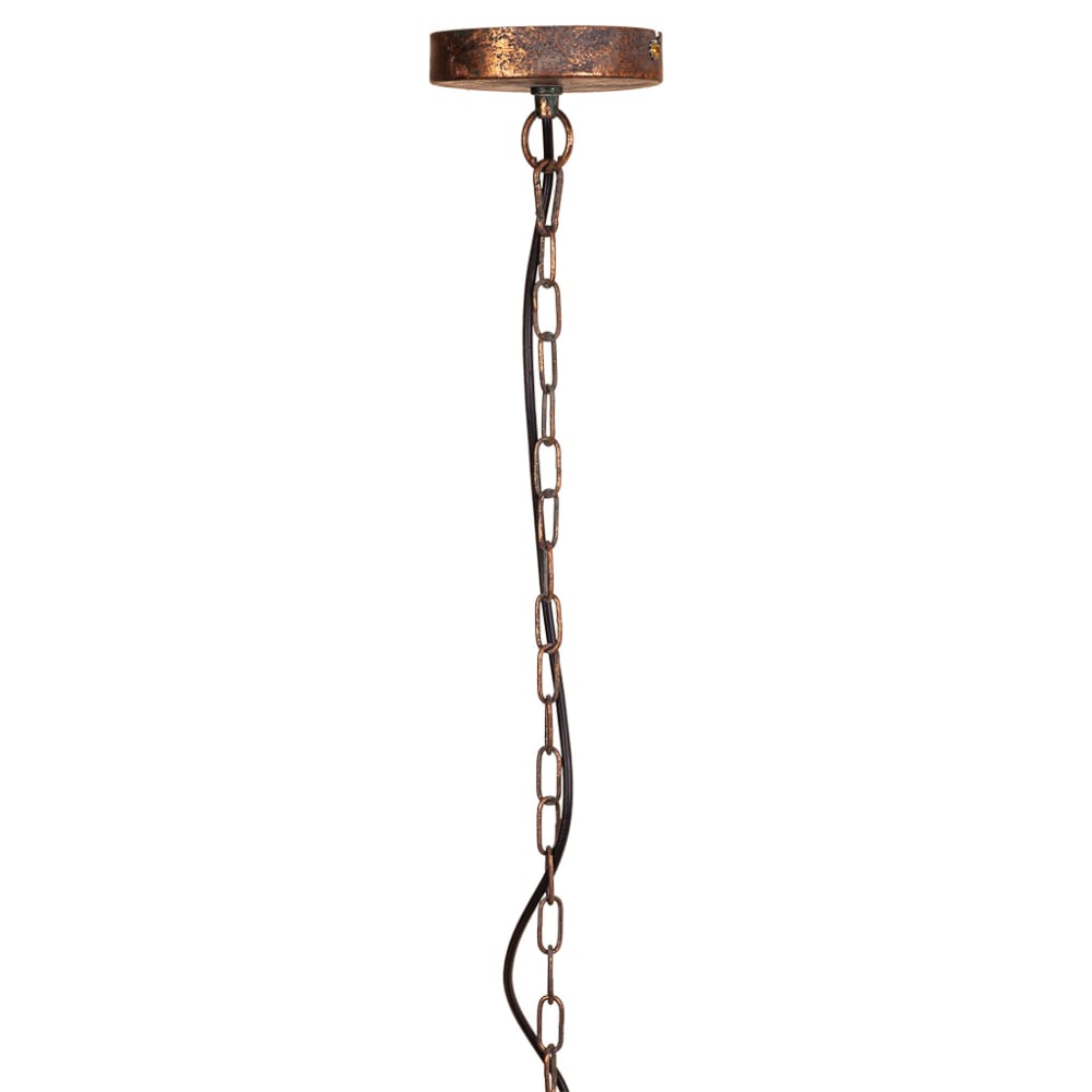 Lampe de plafond en métal doré 49x49x39/100h — vue 3