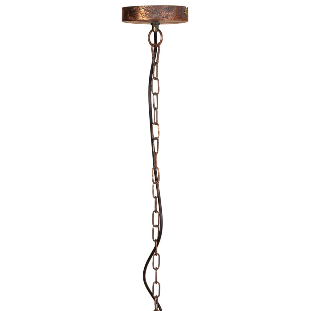 Lampe de plafond en métal doré 49x49x39/100h — vue 4