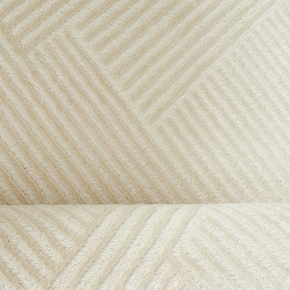Tapis crème motif géométrique - 120x160 — vue 4