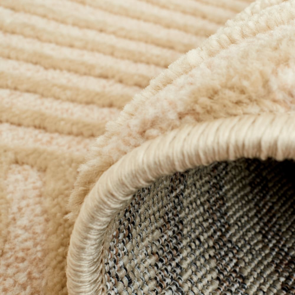 Tapis motif géométrique beige- 200x290 — vue 4
