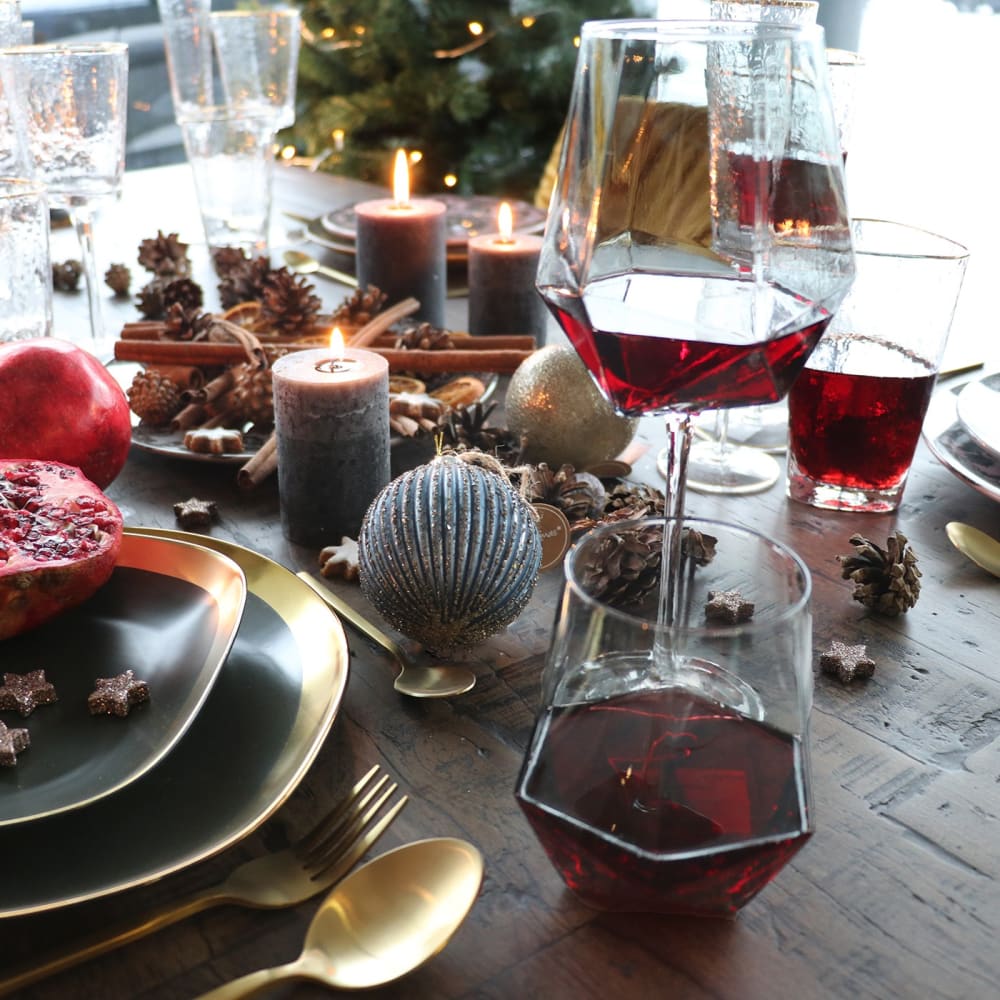 Lot de 4 - verre à eau en verre fumé - Maisons du Monde