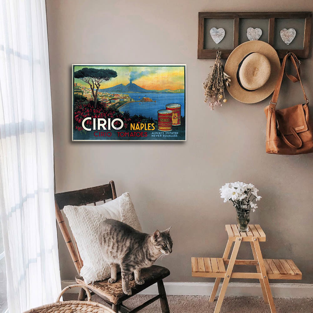 Cartel Publicitario Vintage Cirio Napoli cm. 50x70 - Maisons du Monde