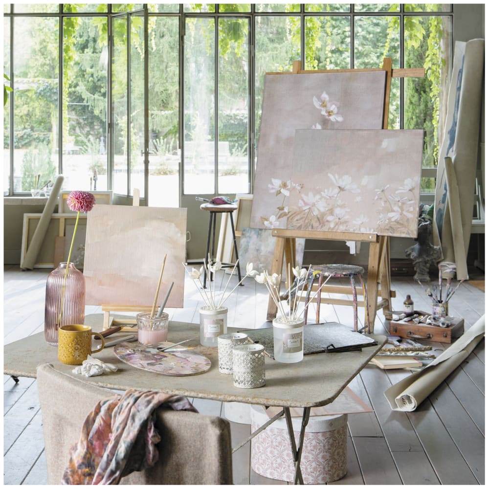 Tableau Promenade Fleurie 90x70cm