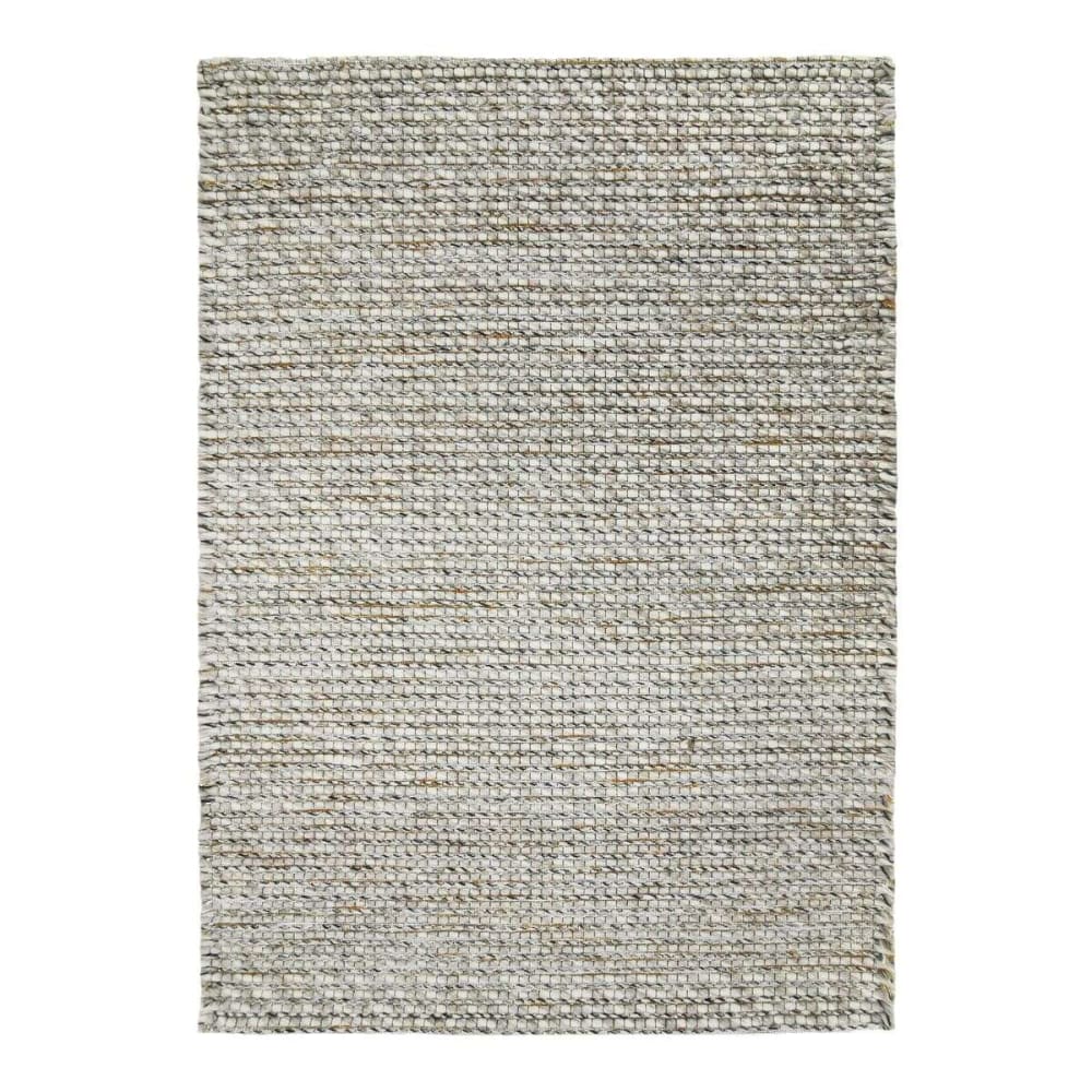 Tapis en laine et viscose beige/écru 120x170