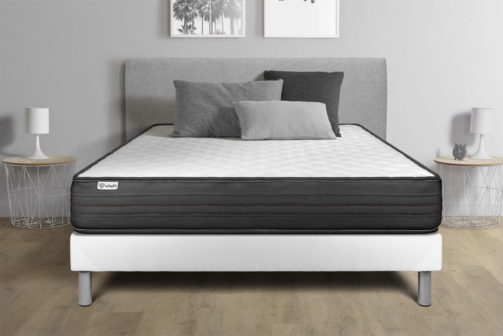 Colchón blanco con espuma viscoelástica 150 x 190 - Maisons du Monde