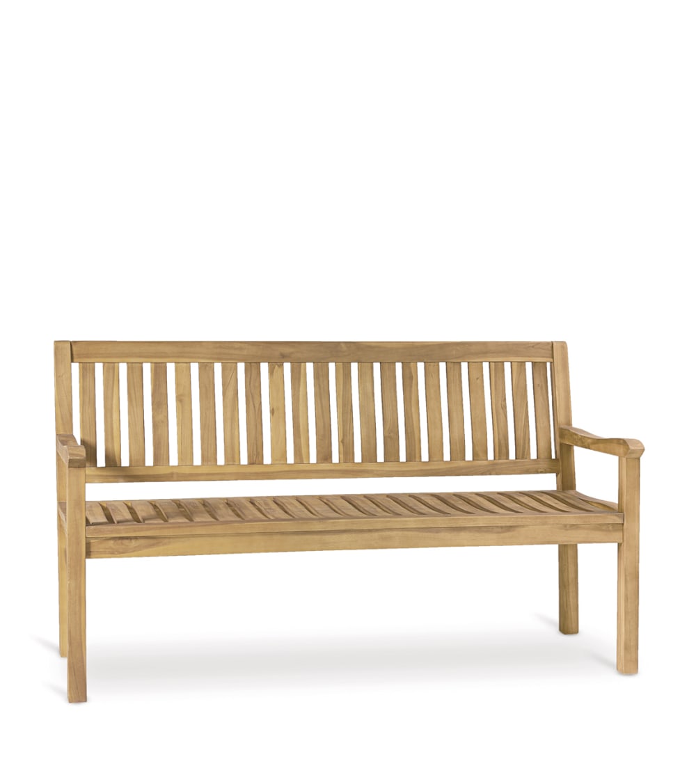 banc extérieur 3 places