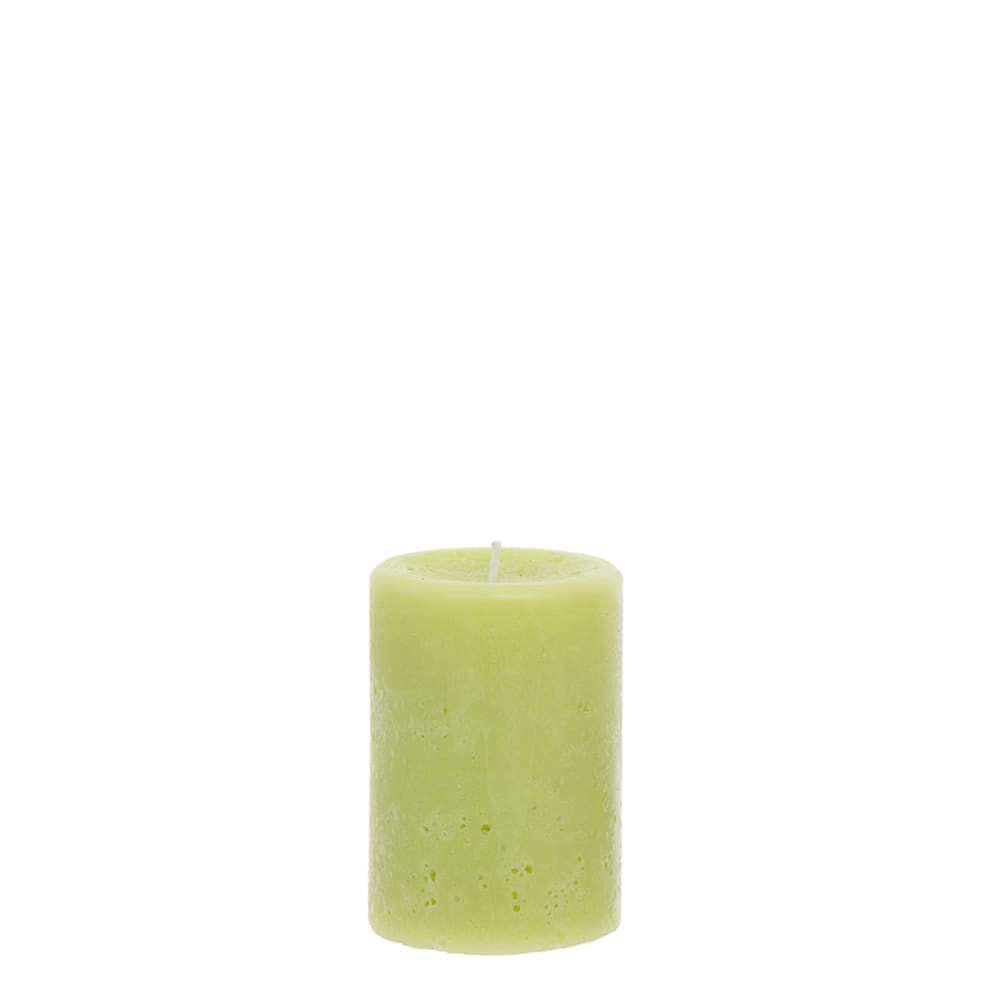 Sia Deco Zylindrische Kerze H10, Grüne style modern Grün Wachs
