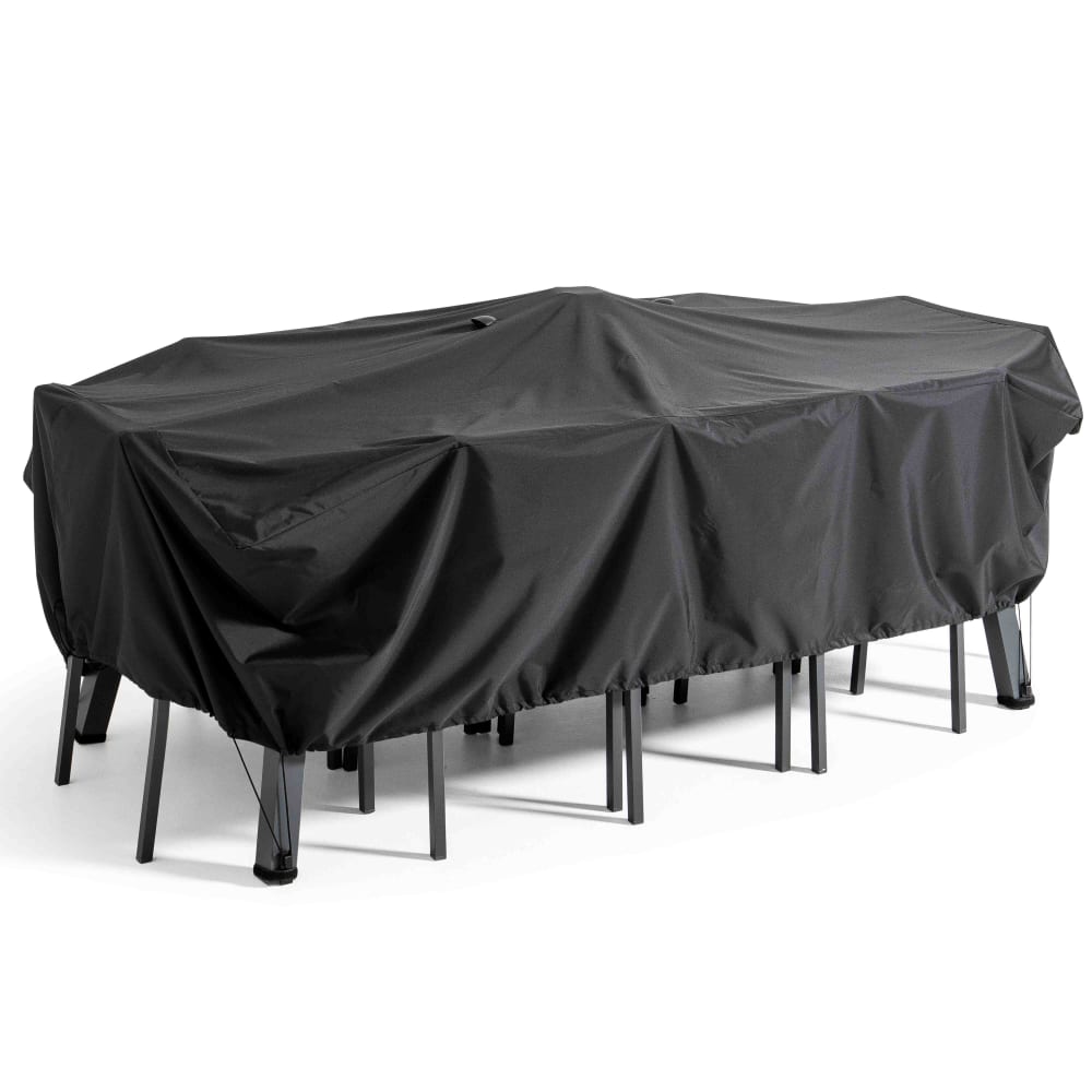 Funda para mesa de jardín negra 240 x 130 cm cov'up - negro