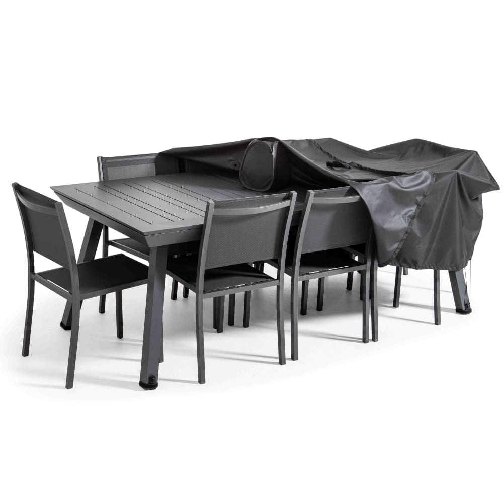 Funda para mesa de jardín negra 240 x 130 cm cov'up - negro - Maisons du Monde