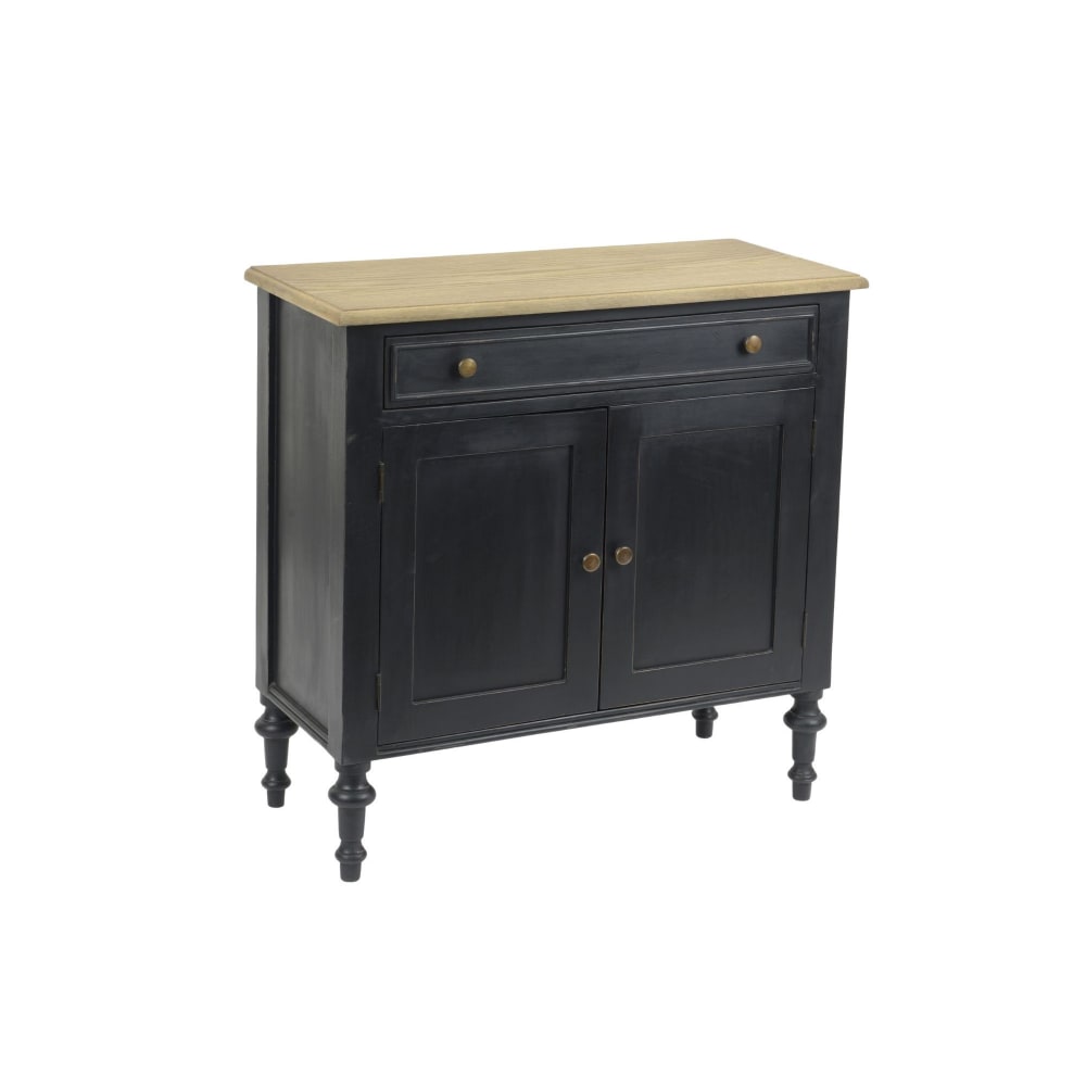 Buffet en bois 2 portes 1 tiroir