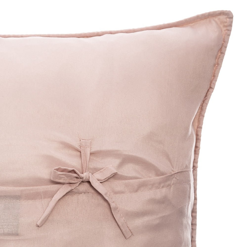 Dessus de lit 240x260 rose + 2 taies - Maisons du Monde