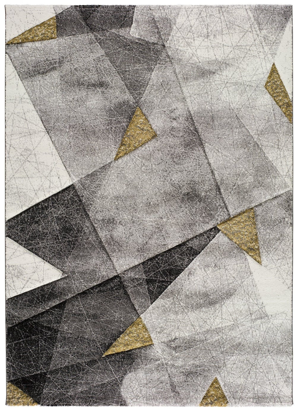 Tapis moderne gris 140x200 cm