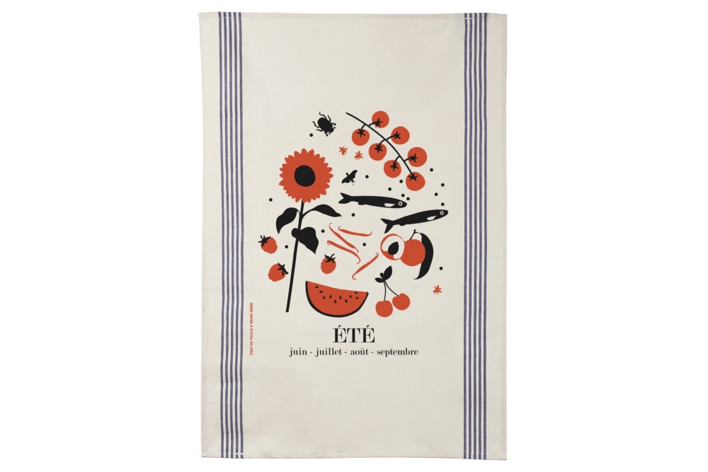 Torchon en coton naturel été