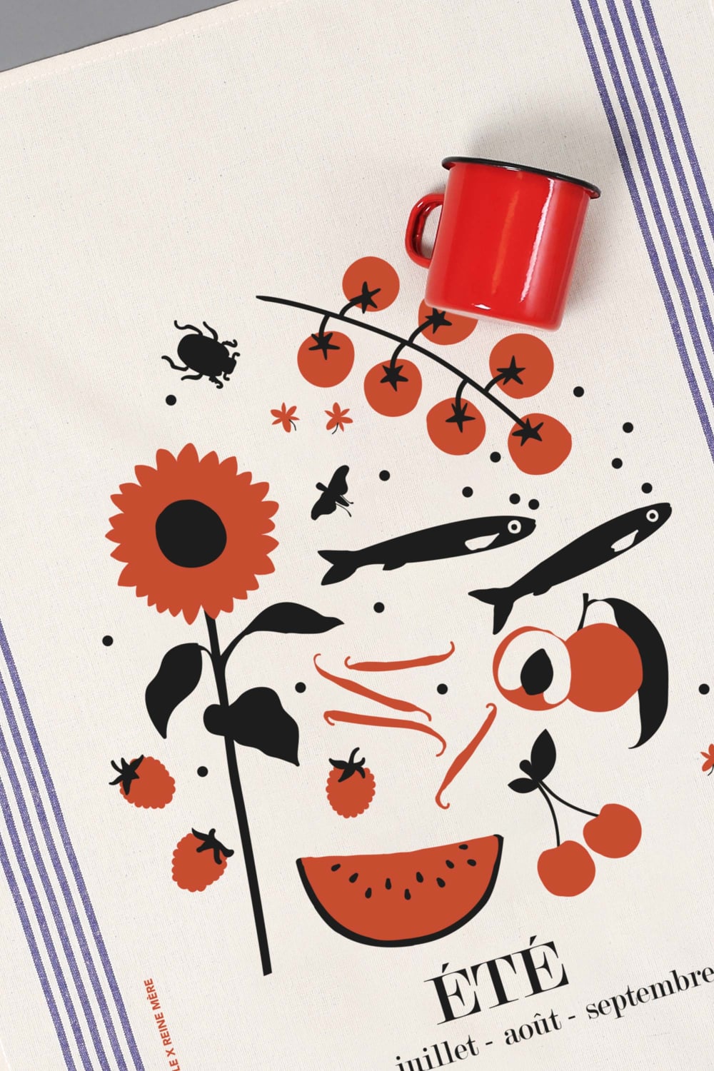 Torchon en coton naturel été - Maisons du Monde