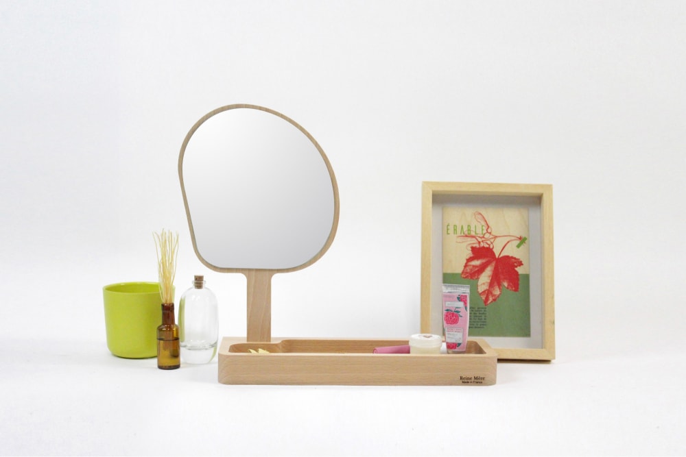 Vide-poche et miroir à main Kagami