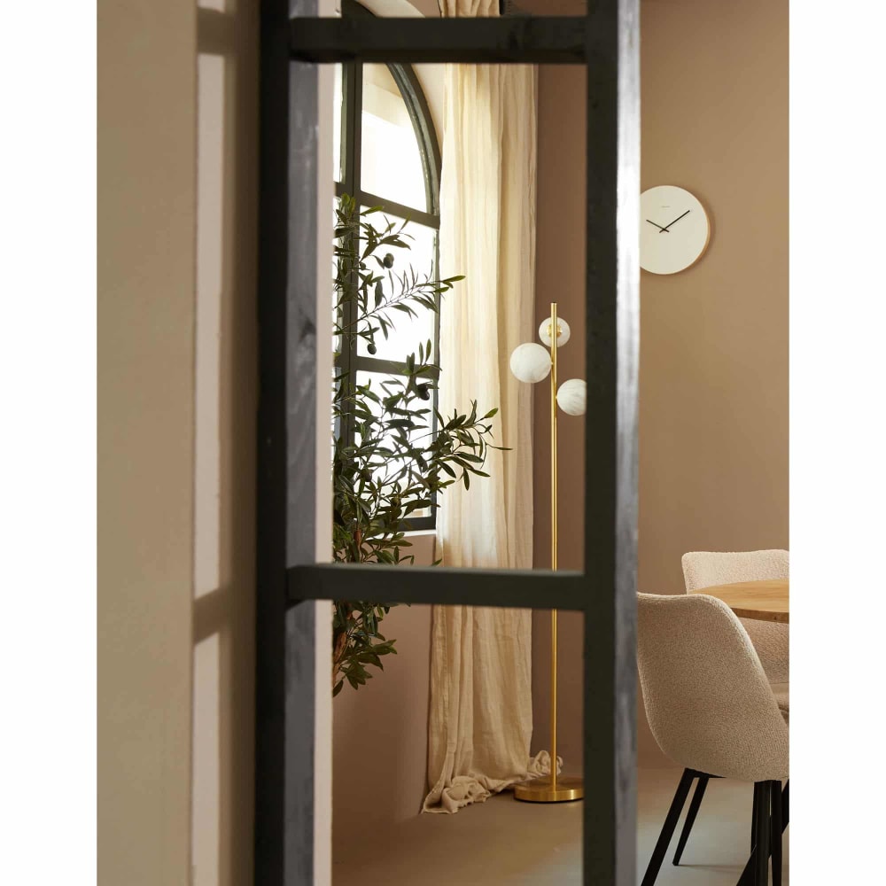 Lampadaire verre couleur doré ø30cm — vue 3