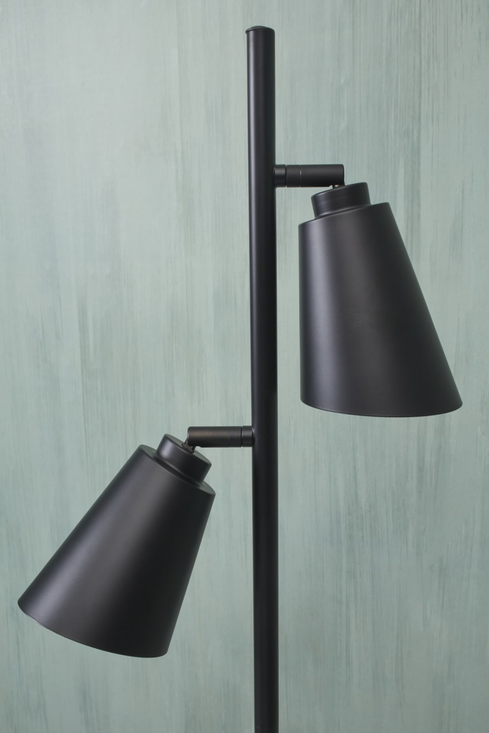 Lampadaire métal noir 45x25x162cm — vue 4