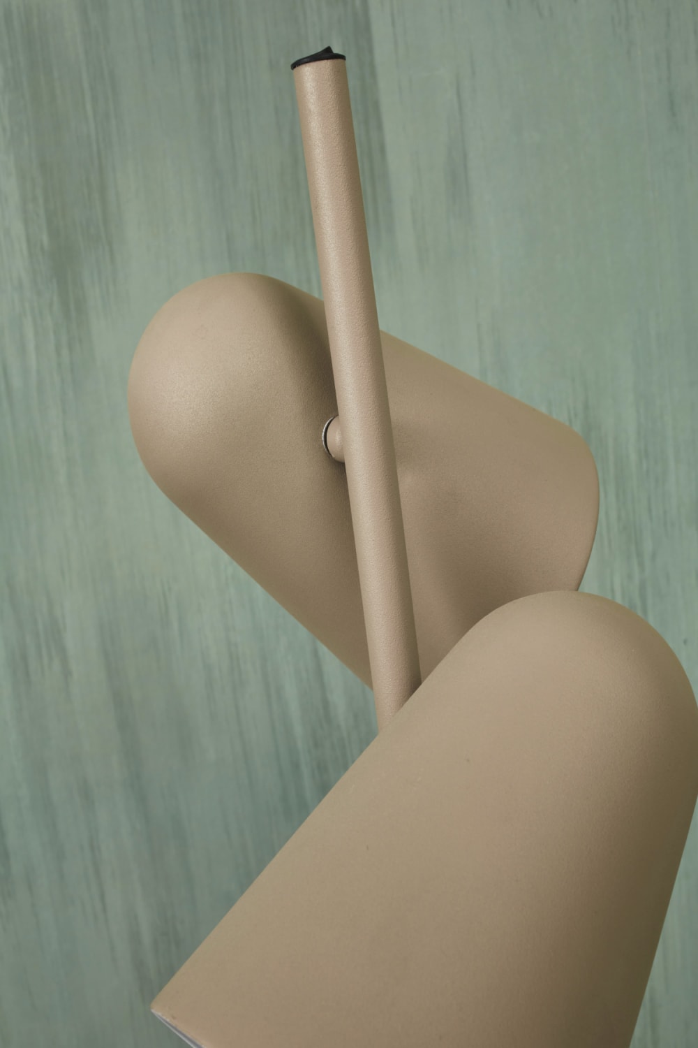 Lampadaire métal gris 28x28x145cm — vue 4