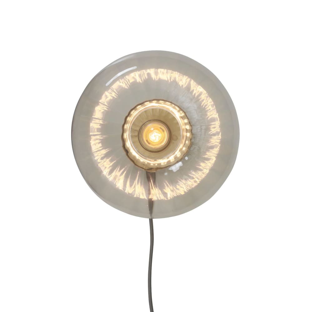 Applique verre couleur or Ø27cm