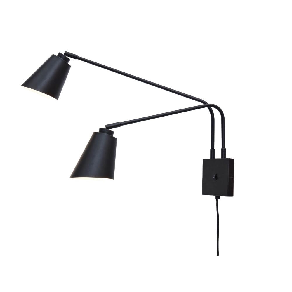 It's About Romi Wandlampe aus Metall, schwarz, 130x60x49cm style modern - Metall