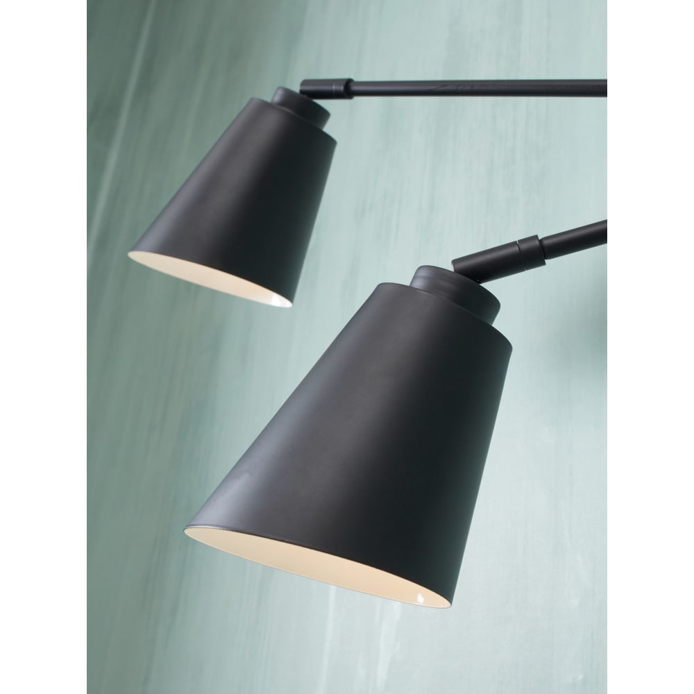 Applique métal noir 130x60x49cm - Maisons du Monde