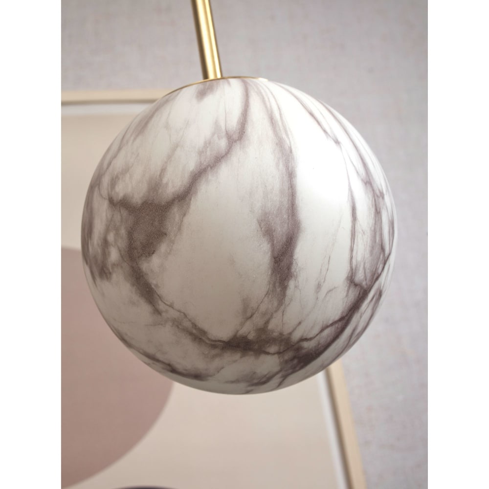 Suspension verre couleur doré ø22cm - Maisons du Monde