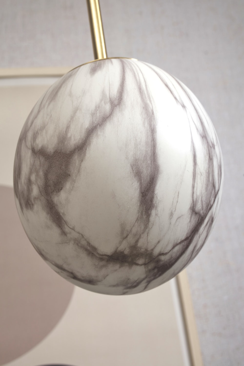 Suspension verre couleur doré ø22cm — vue 4